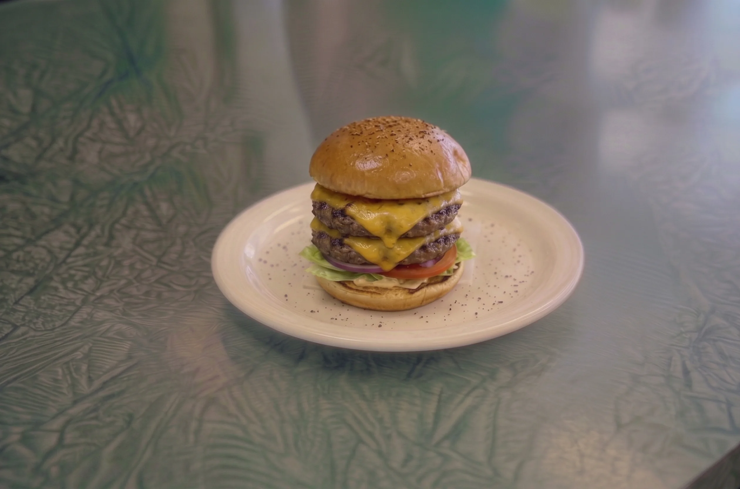 Double cheeseburger